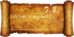 Török Bulcsú névjegykártya
